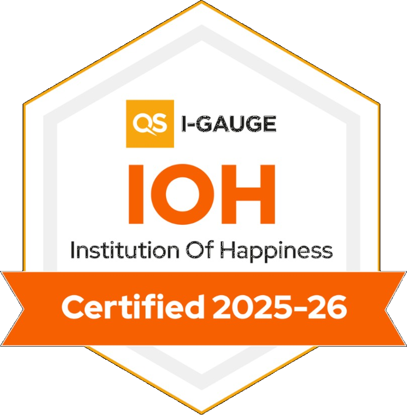 QS I-GAUGE Institution of Happiness (2025–26) QS I-GAUGE Institution of Happiness Certified 2025–26